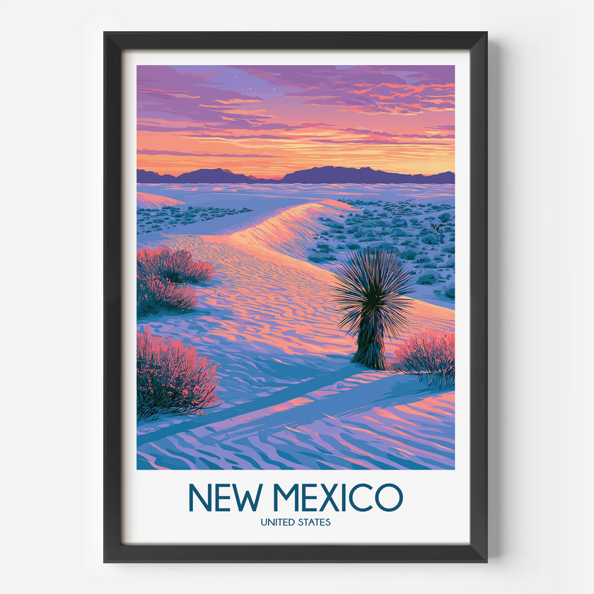 New Mexico Souvenir Poster Print