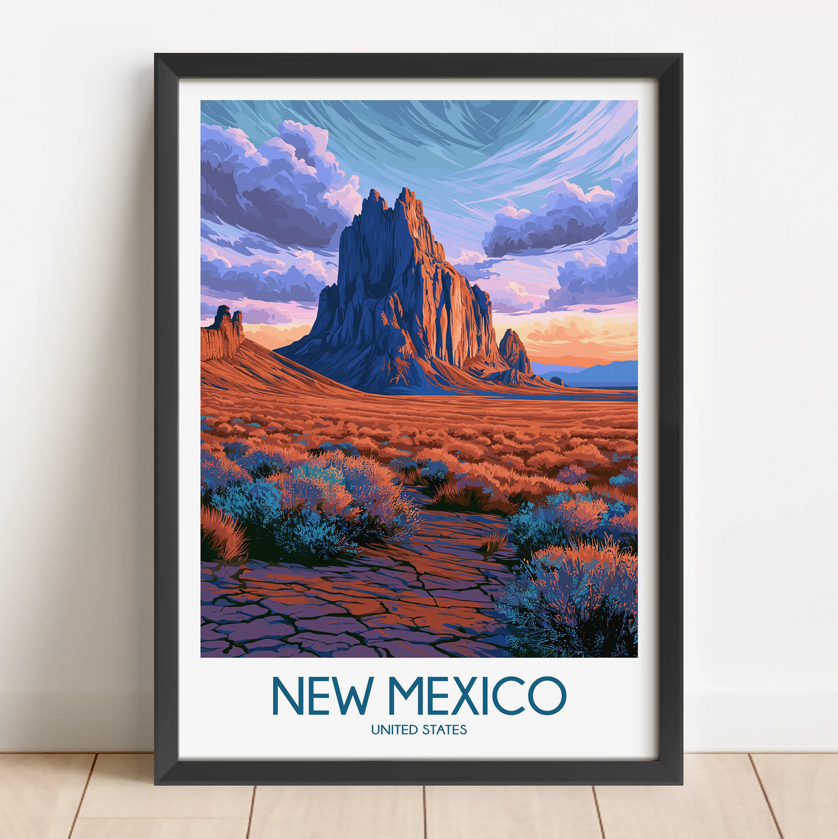 New Mexico Vintage Style Print
