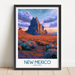 New Mexico Vintage Style Print