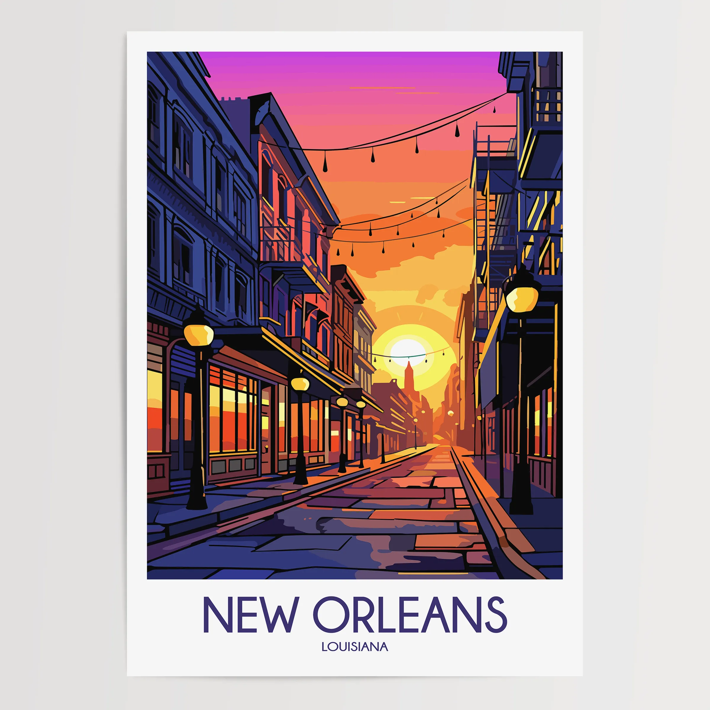 New Orleans Destination Art Gift