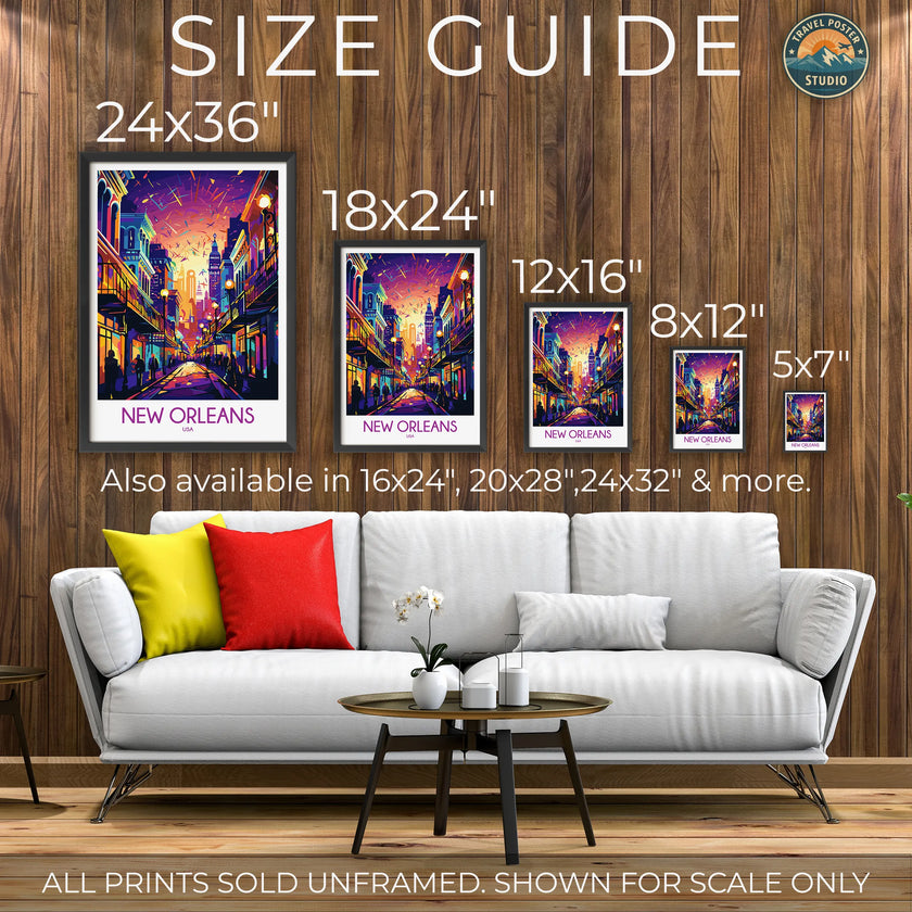New Orleans Destination Art Gift