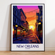 New Orleans Souvenir Poster Print