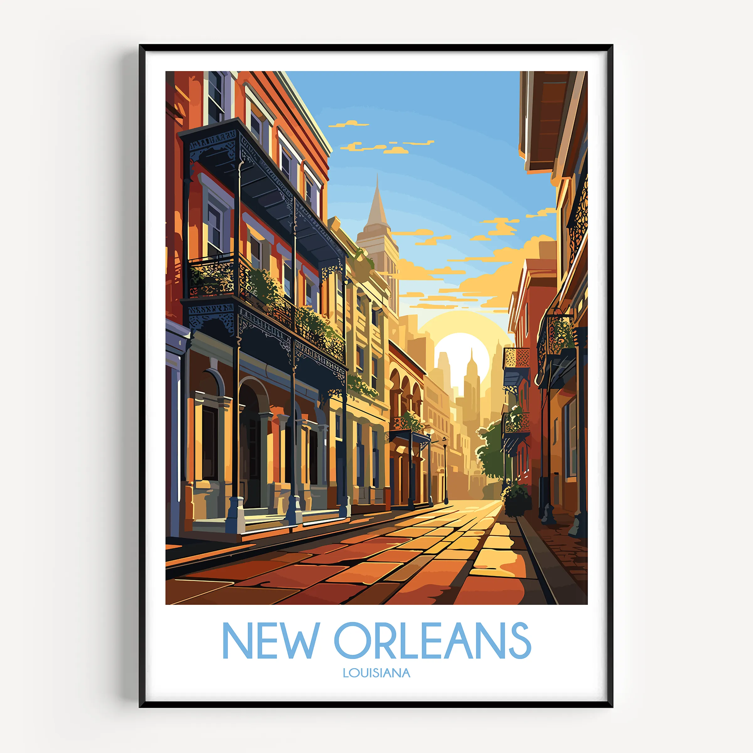 New Orleans Souvenir Poster Print