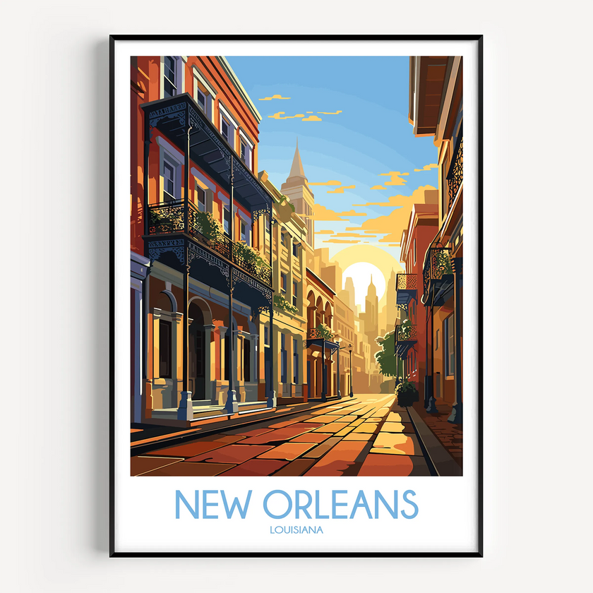 New Orleans Souvenir Poster Print