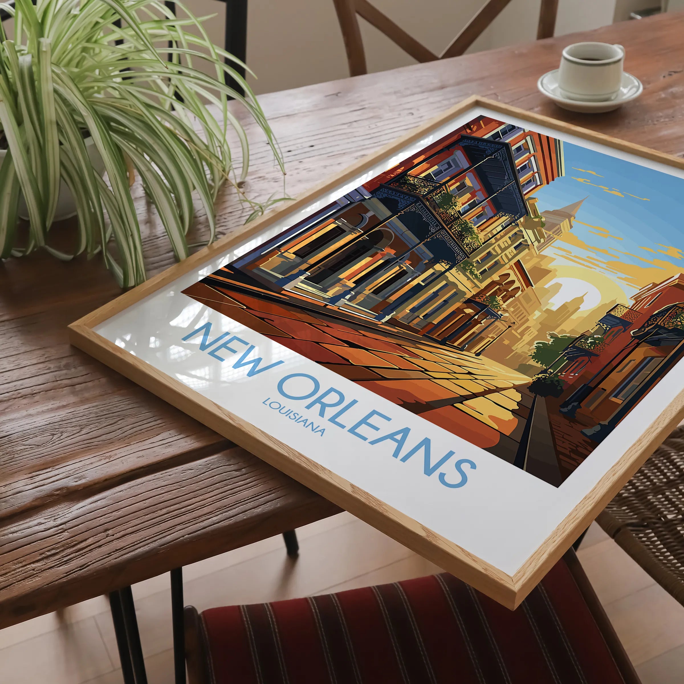 New Orleans Vintage Style Print