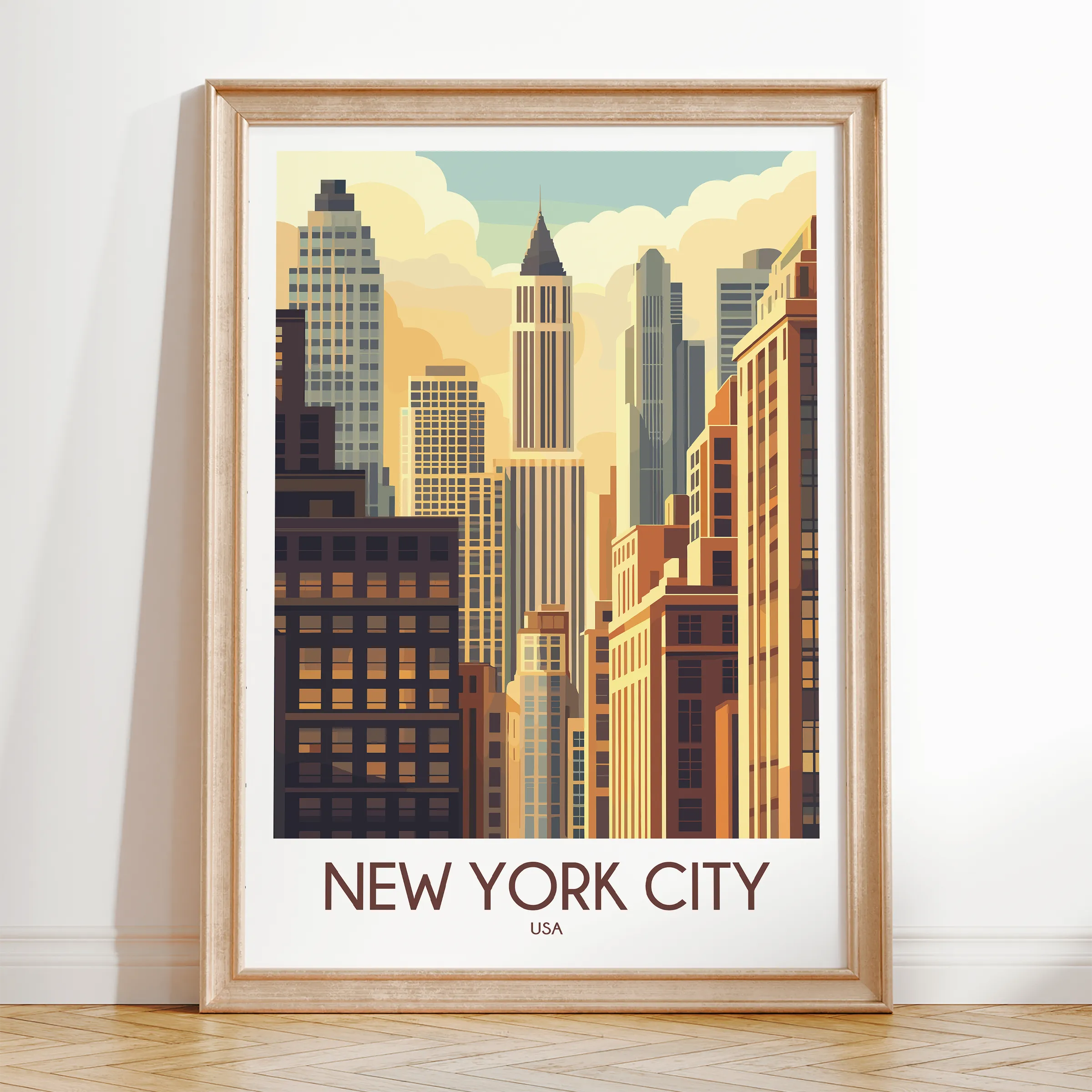 New York City Destination Art Gift