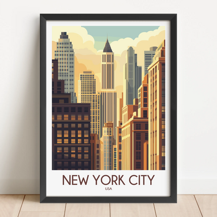New York City Home Office Decor