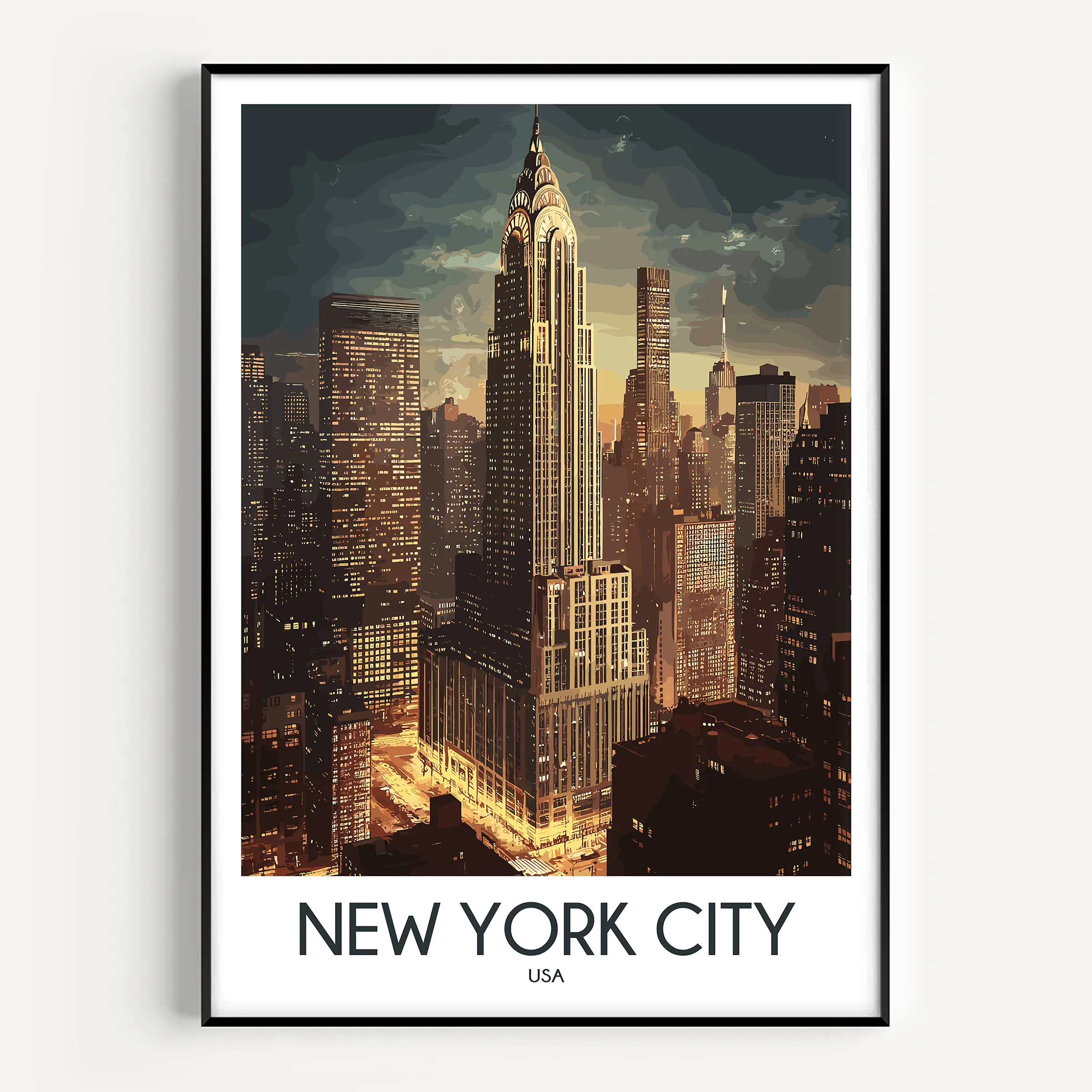New York City Home Office Decor