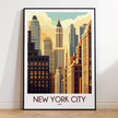 New York City Scenic Landscape Art