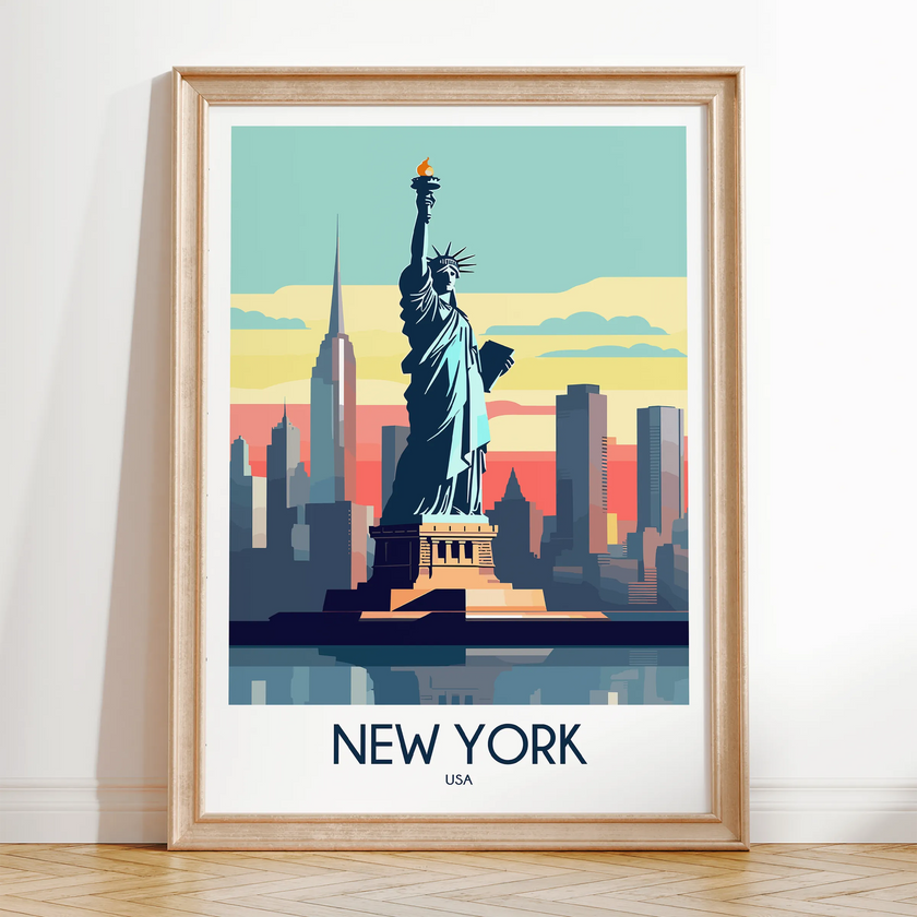 New York Minimalist Wall Art