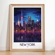 New York Minimalist Wall Art