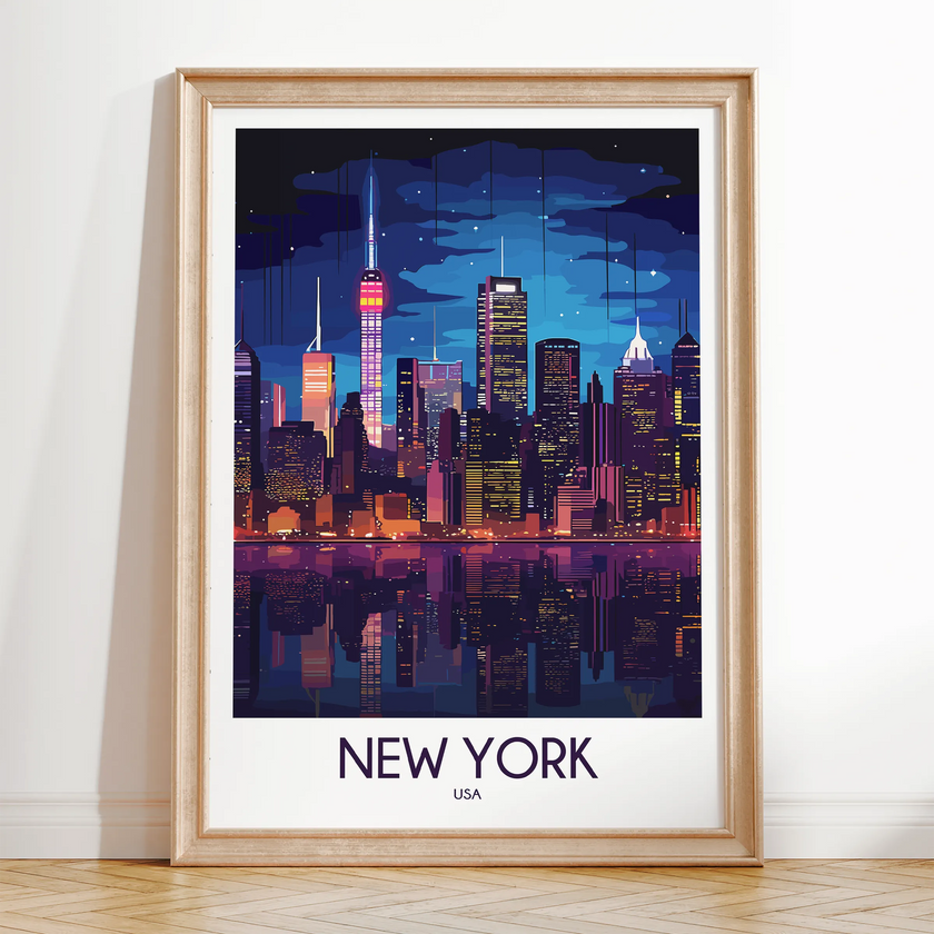 New York Minimalist Wall Art