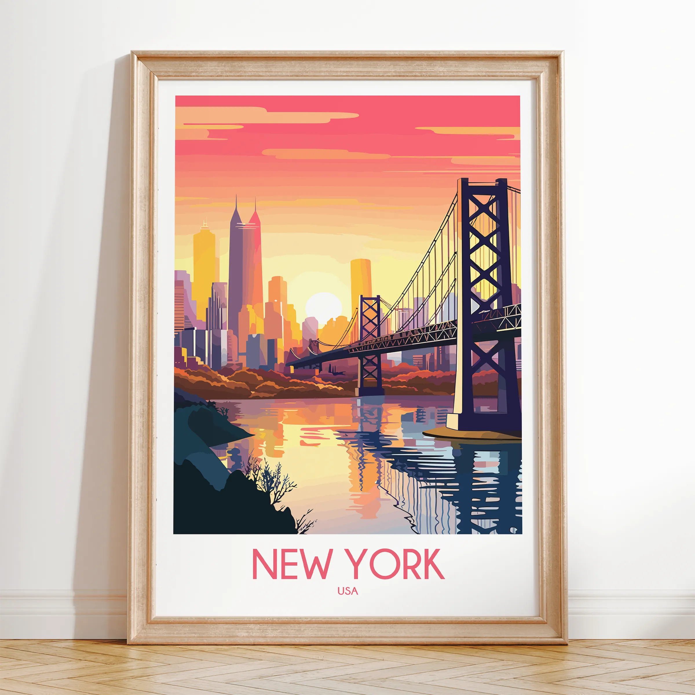 New York Minimalist Wall Art