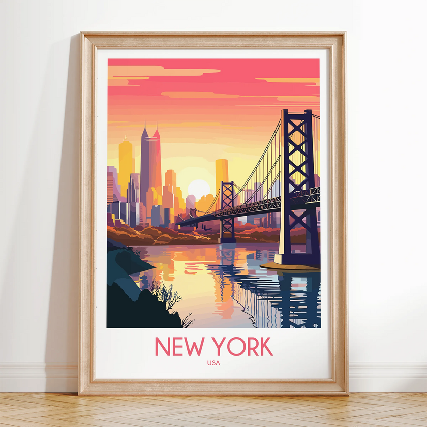 New York Minimalist Wall Art
