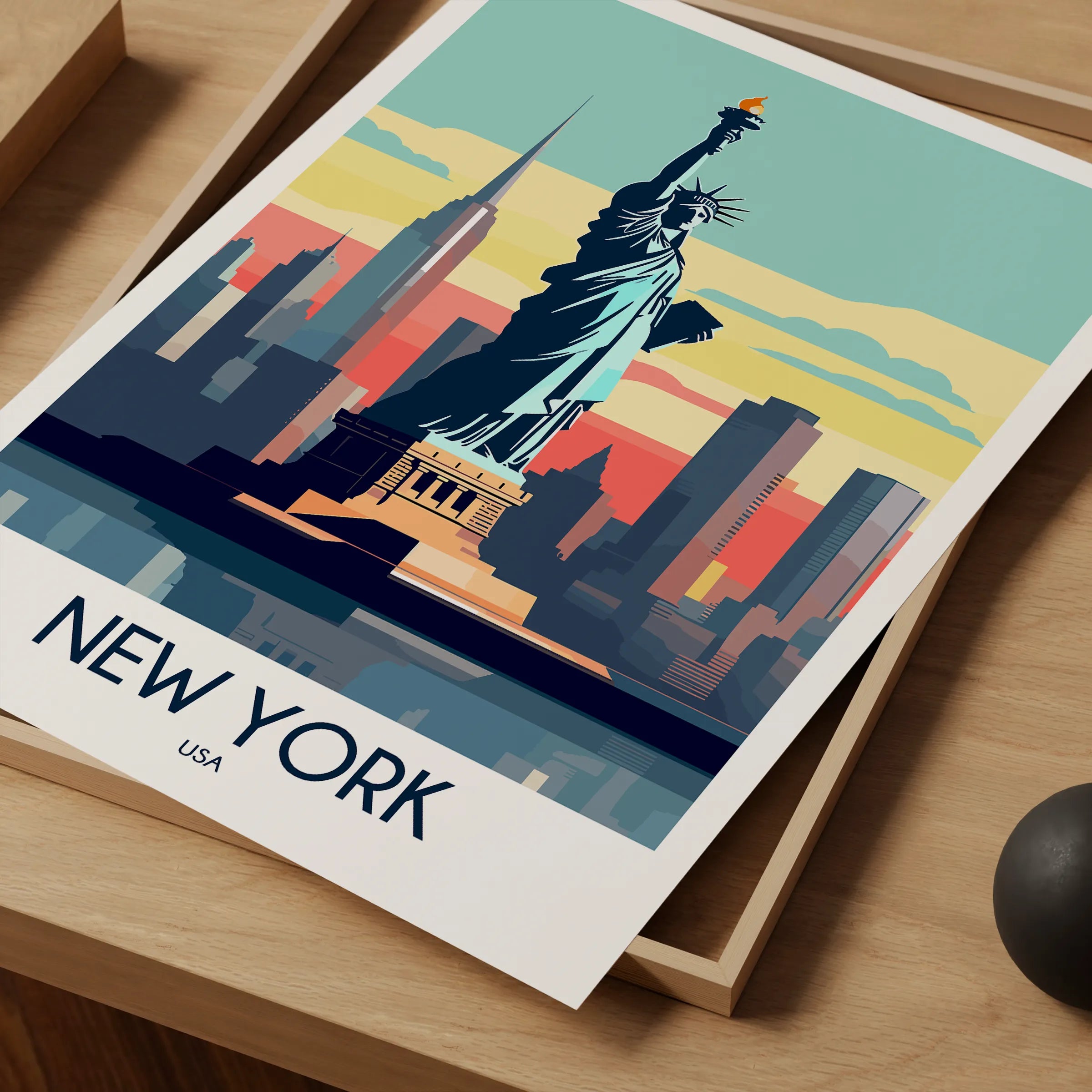 New York Modern Travel Poster