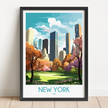 New York Modern Travel Poster
