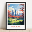 New York Modern Travel Poster