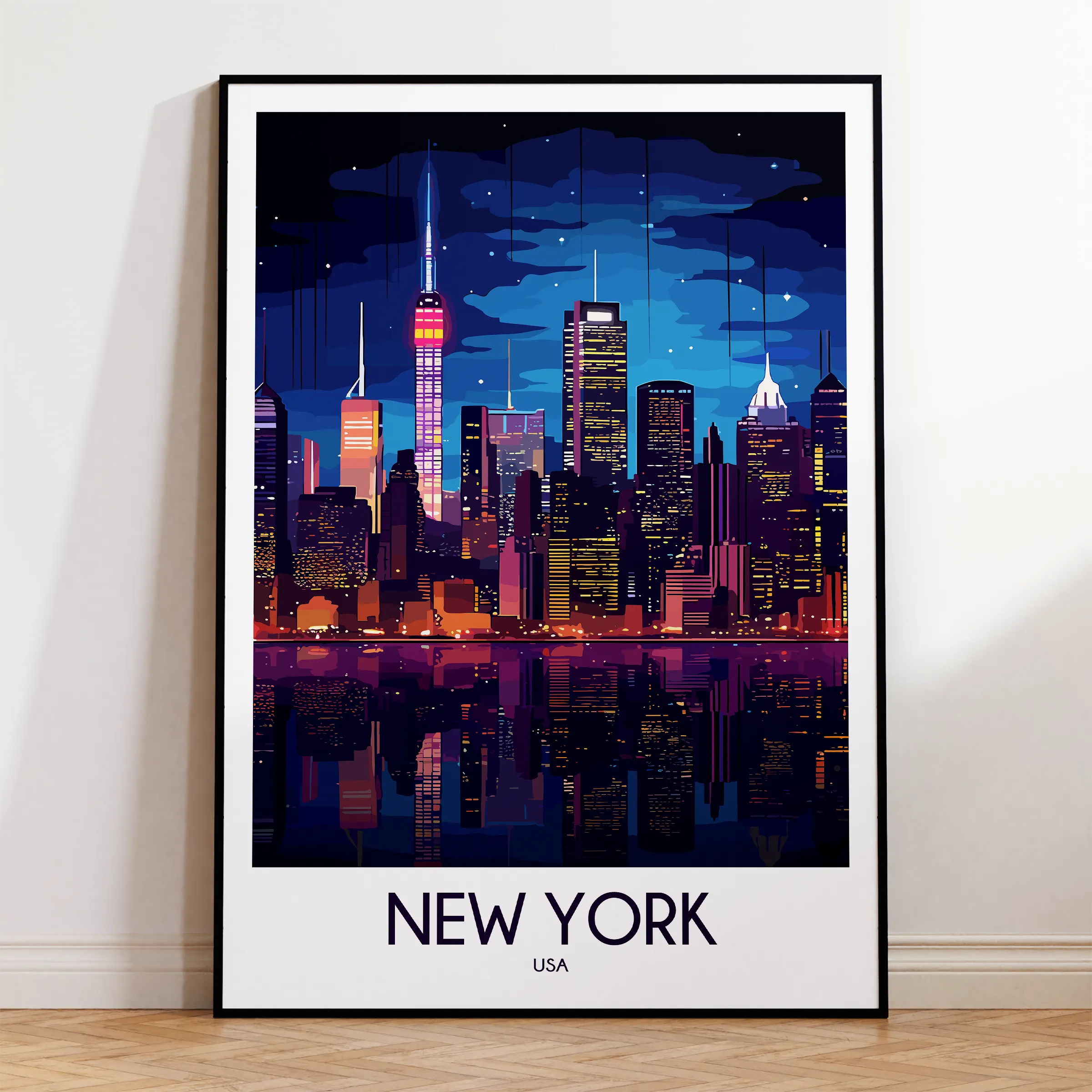 New York Modern Travel Poster