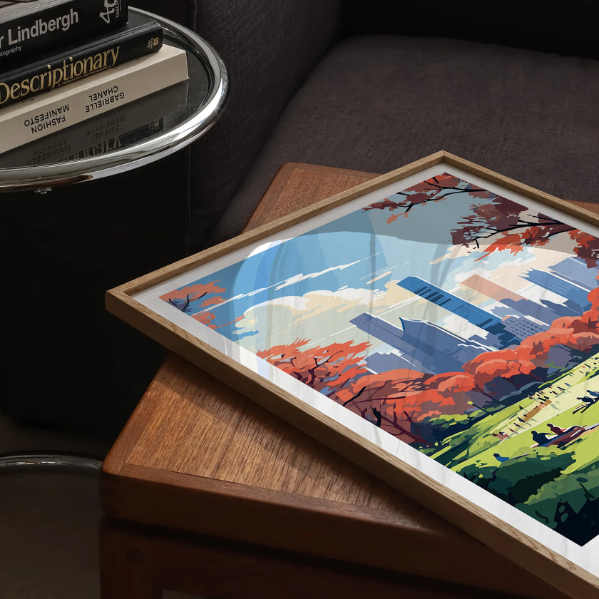 New York Retro Travel Illustration