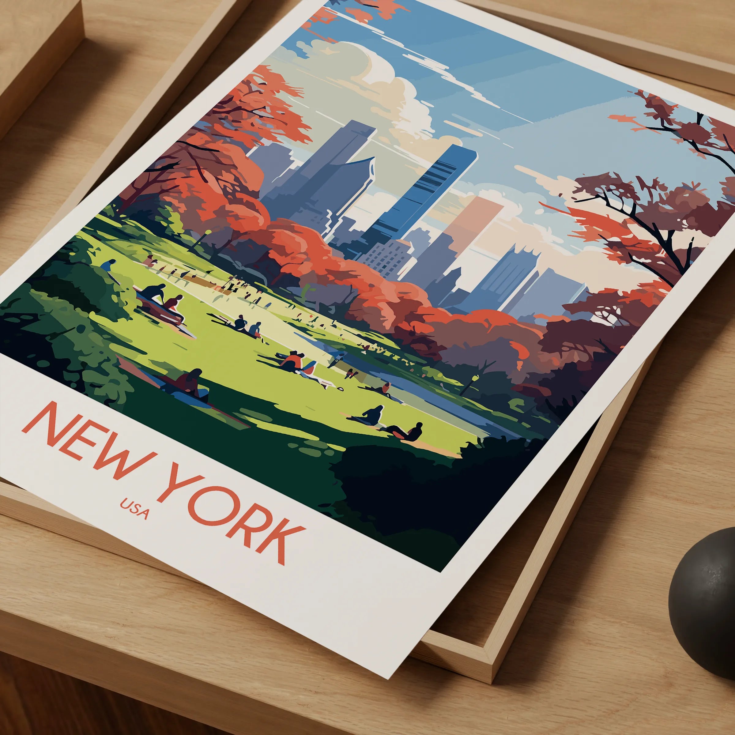 New York Scenic Landscape Art
