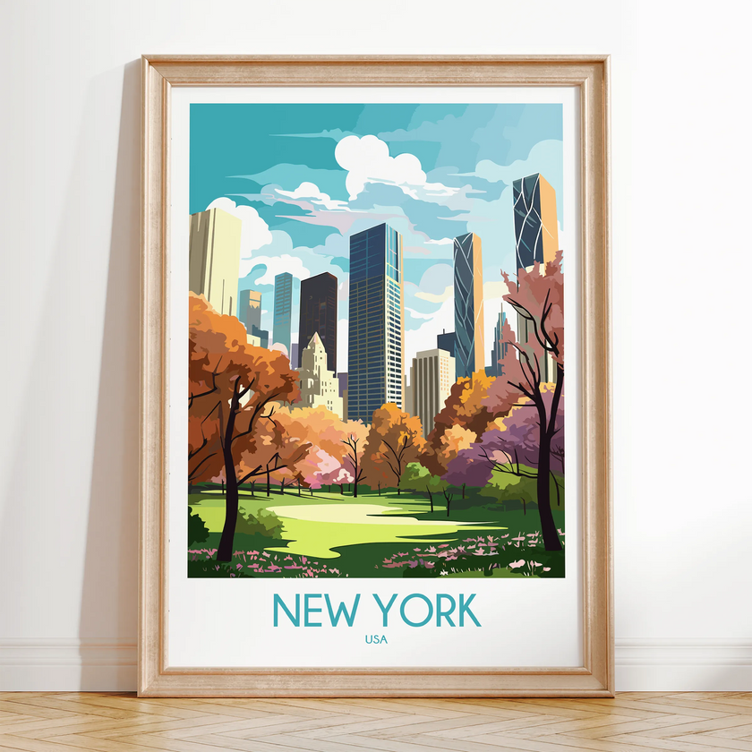 New York Scenic Landscape Art