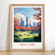 New York Souvenir Poster Print