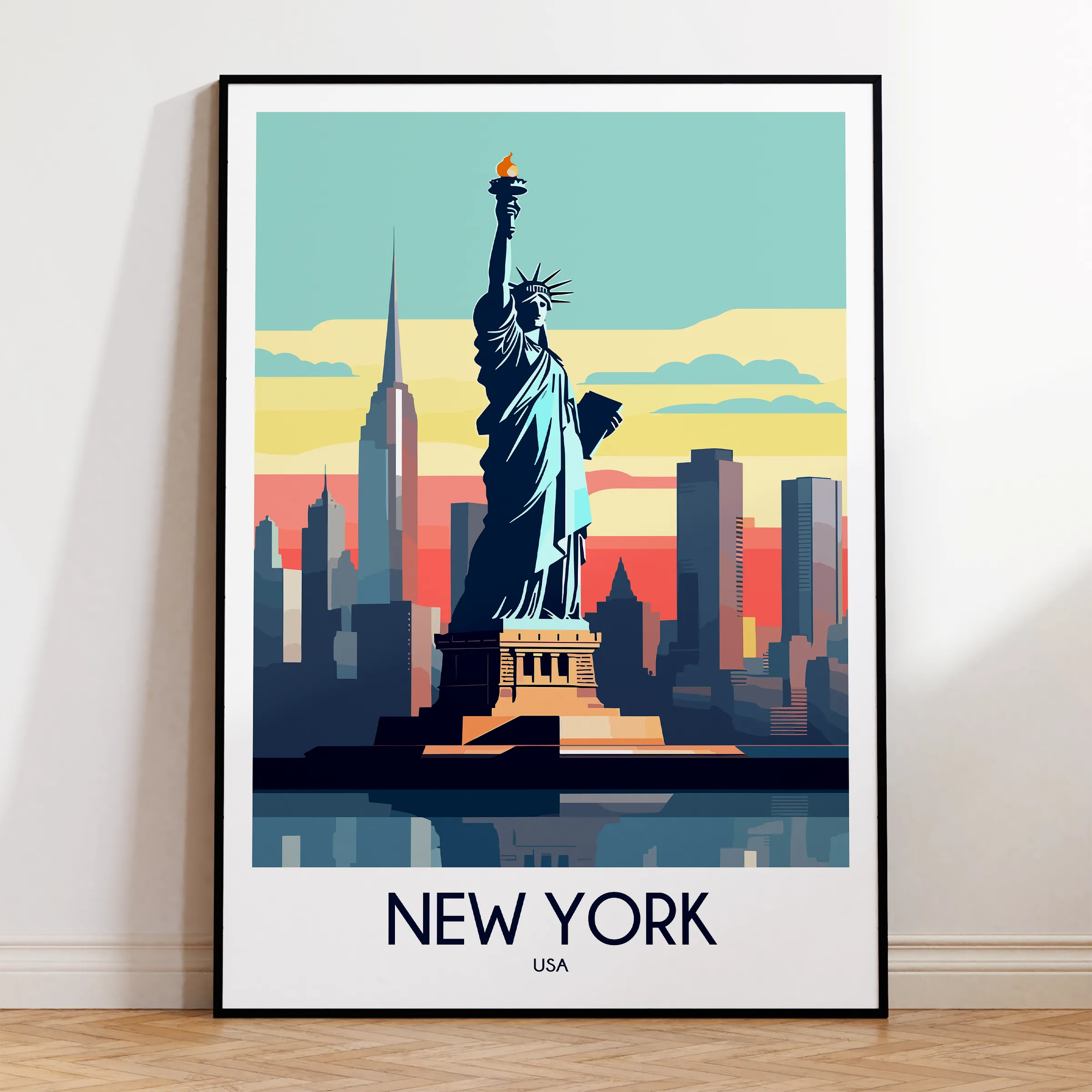 New York Souvenir Poster Print