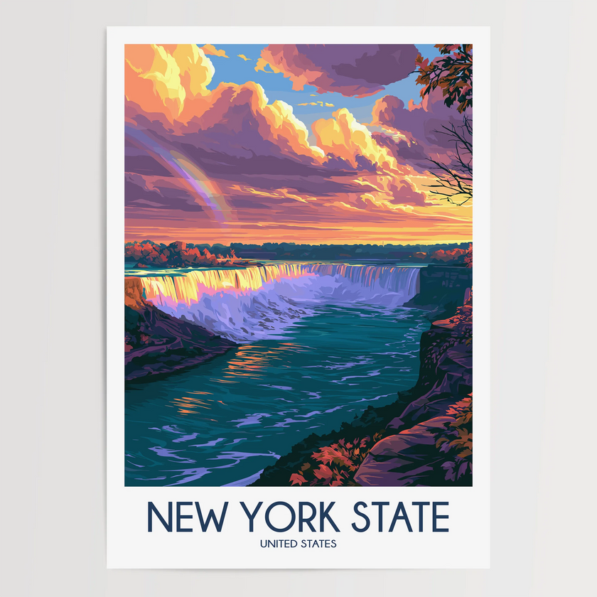 New York State Destination Art Gift