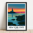 New York State Destination Art Gift
