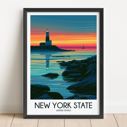 New York State Destination Art Gift