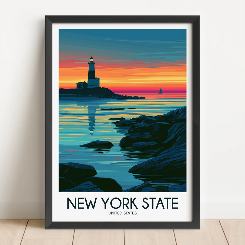 New York State Destination Art Gift