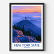 New York State Minimalist Wall Art
