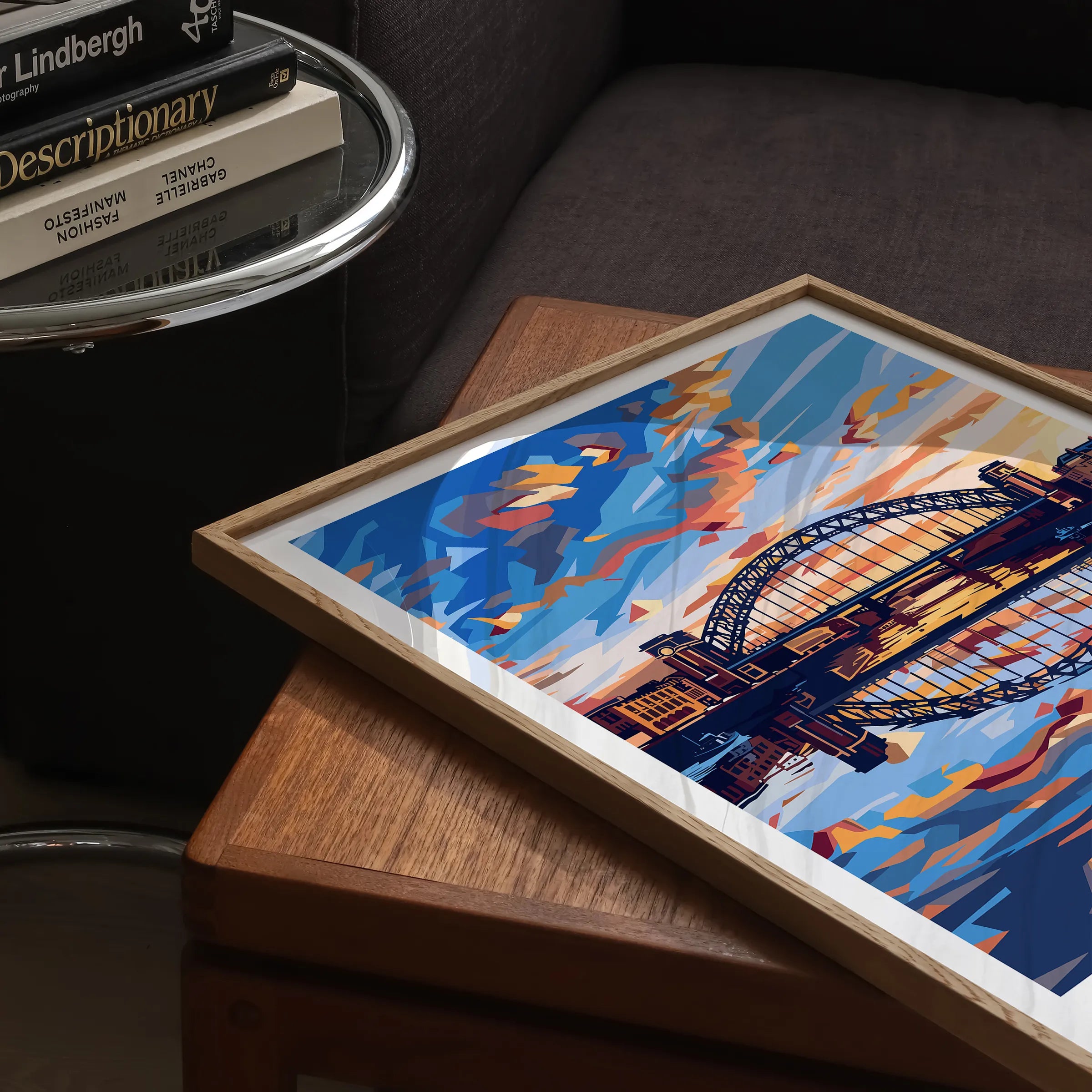 Newcastle Modern Travel Poster