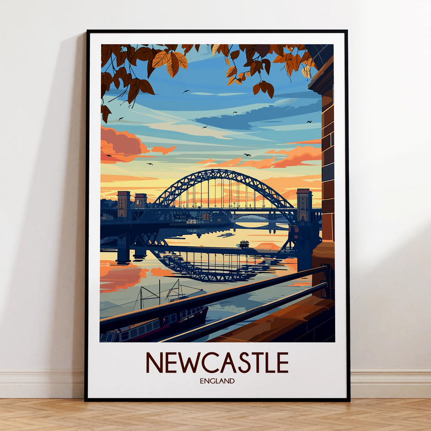 Newcastle Souvenir Poster Print