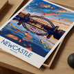 Newcastle Vintage Style Print