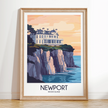 Newport Vintage Style Print