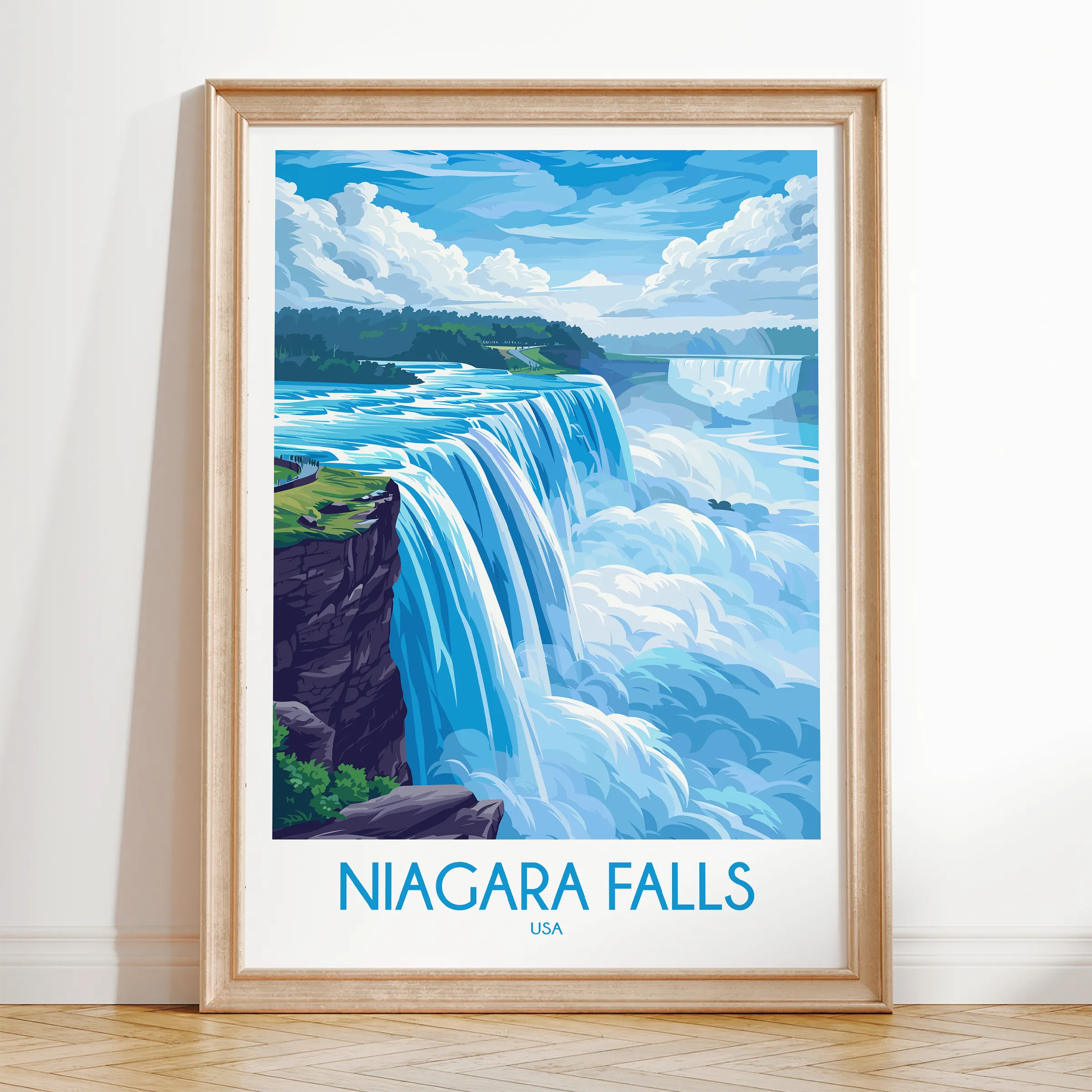Niagara Falls Destination Art Gift