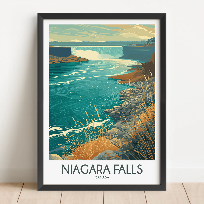 Niagara Falls Minimalist Wall Art