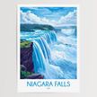 Niagara Falls Modern Travel Poster