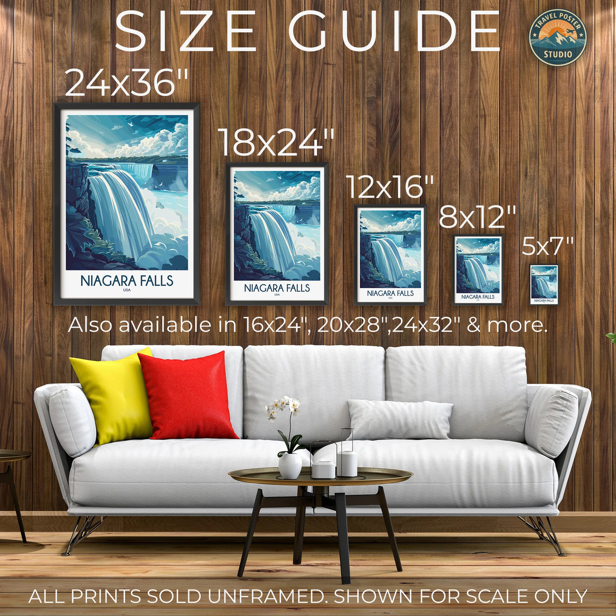 Niagara Falls Scenic Landscape Art
