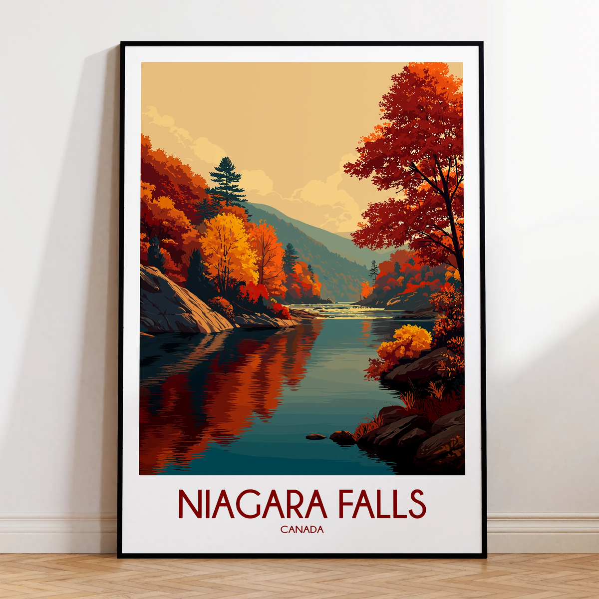 Niagara Falls Scenic Landscape Art