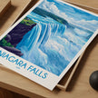 Niagara Falls Souvenir Poster Print