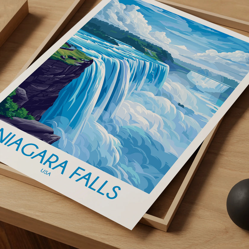 Niagara Falls Souvenir Poster Print