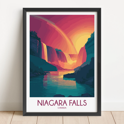 Niagara Falls Souvenir Poster Print