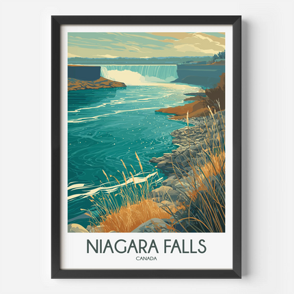 Niagara Falls Souvenir Poster Print