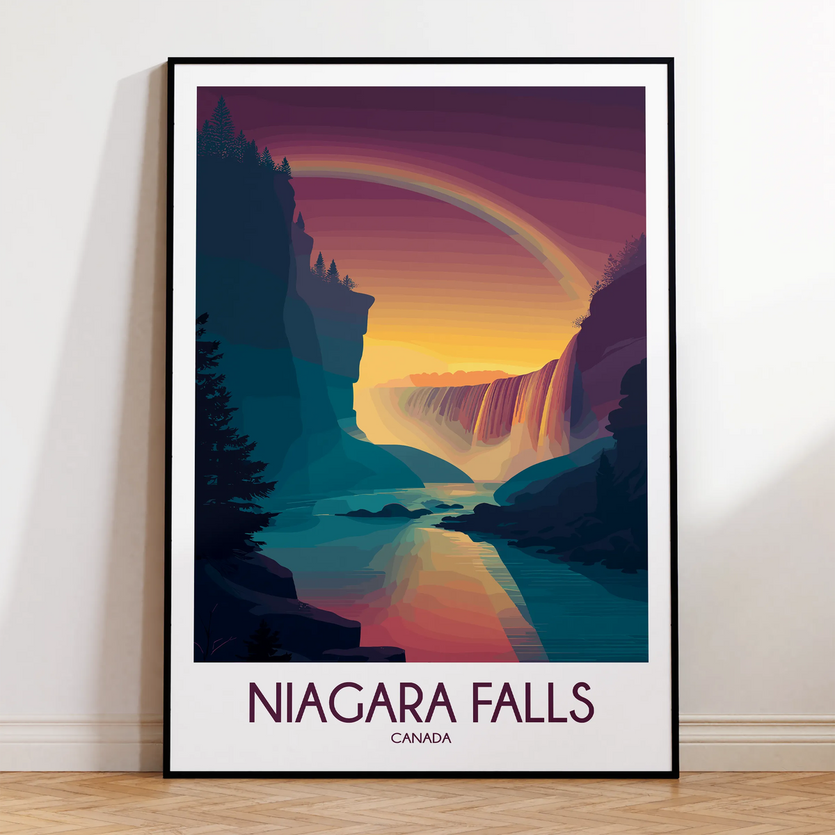 Niagara Falls Souvenir Poster Print
