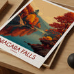 Niagara Falls Vintage Style Print