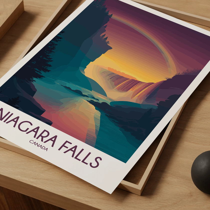 Niagara Falls Vintage Style Print