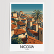 Nicosia Modern Travel Poster