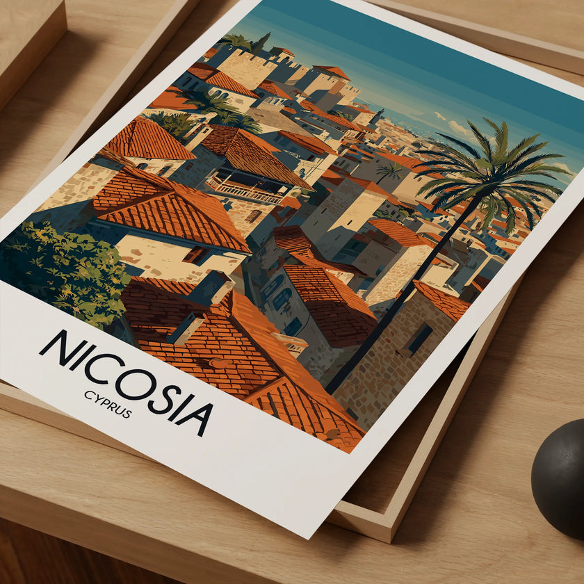 Nicosia Scenic Landscape Art